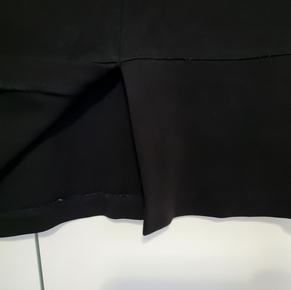 Black Midi Bodycon Skirt, Tiered Panels, Like new - Picture 4 of 4